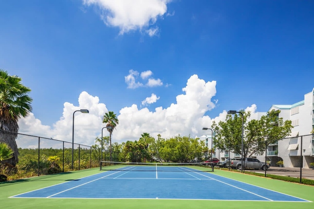 On Site Tennis Court