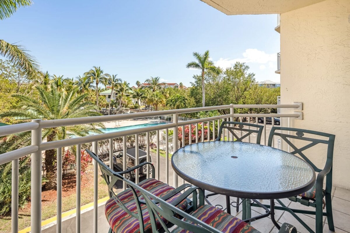 Balcony View of Pool