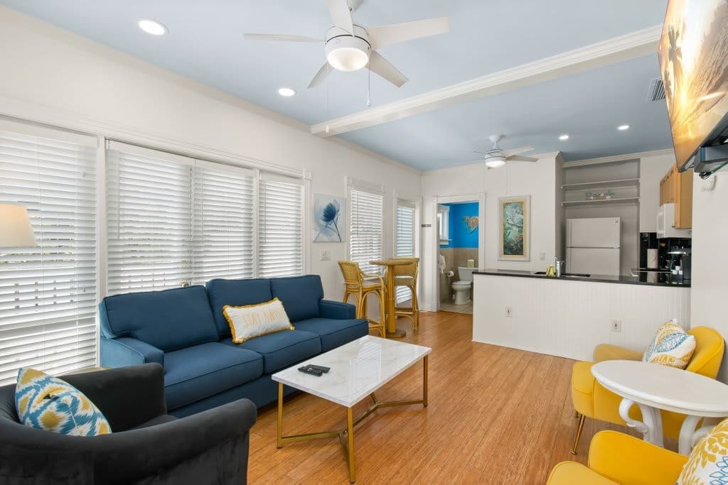 "Poolside Suite" Living Area