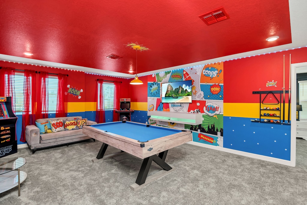 Fun for everyone in our spacious game room!