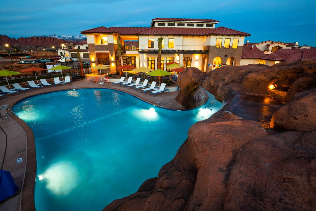 Resort pool and clubhouse (just across the street from this home)