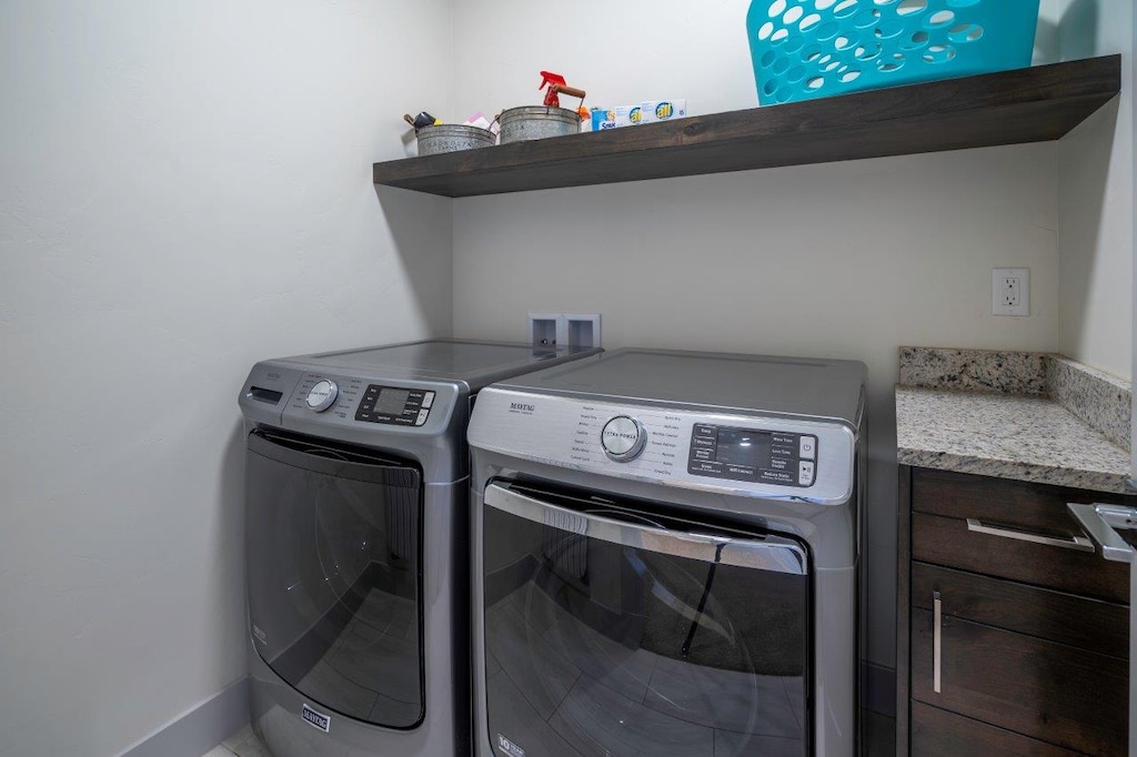 Laundry room off upstairs hall