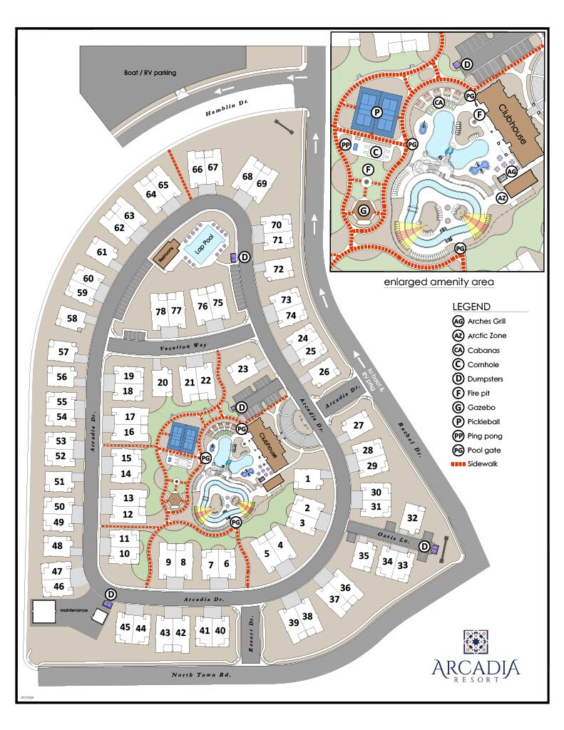 Resort map