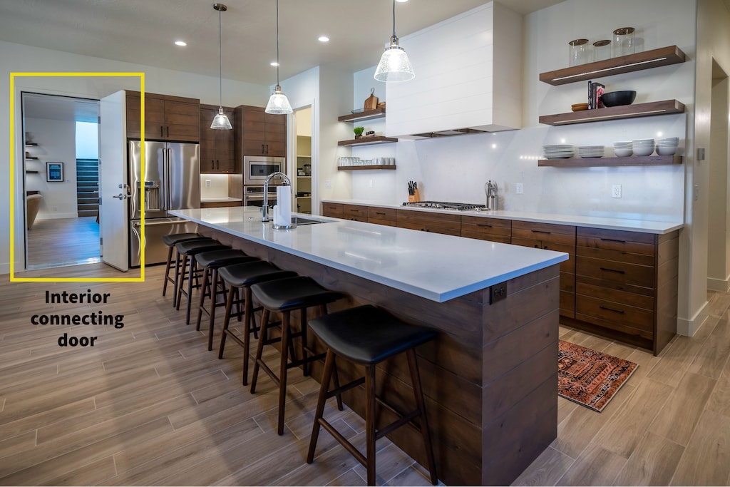 One-of-a-kind properties with interior connecting doors to allow your group to seamlessly be together