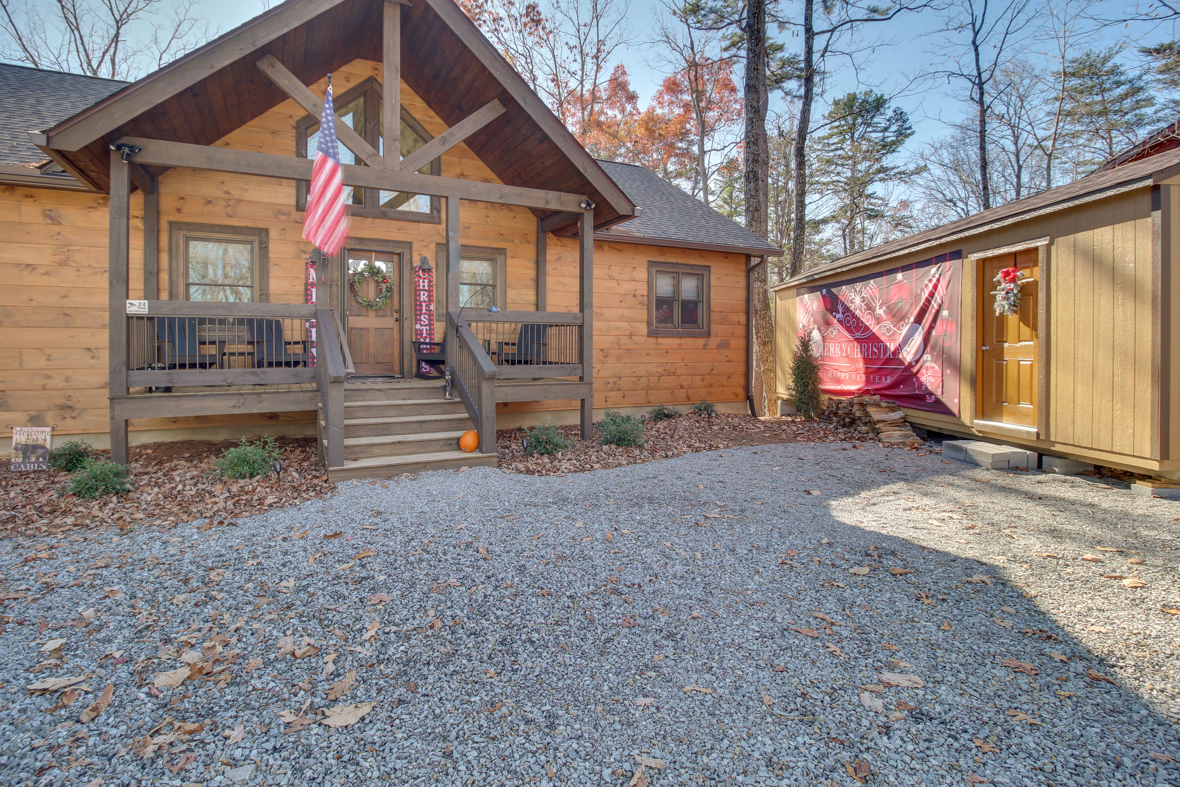 Property Image 2 - Spacious Ellijay Cabin: Game Room & Multiple Decks