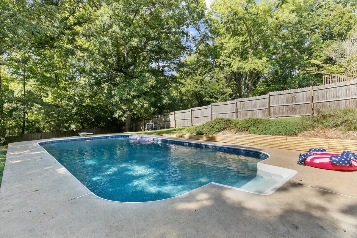 Backyard pool