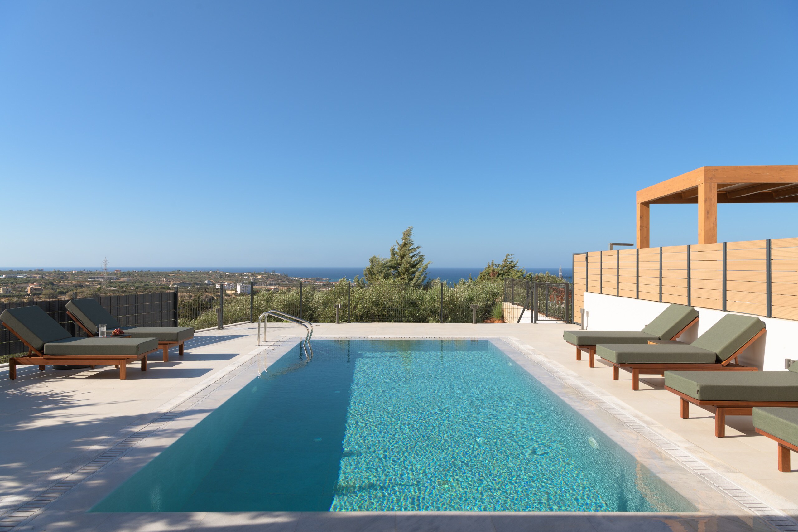 Welcome to Olvios Villa III, a luxurious escape with stunning sea views.