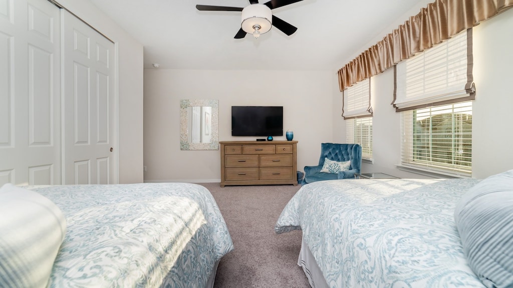 Two Queens Suite Bedroom 2 (Angle)
55" Smart TV