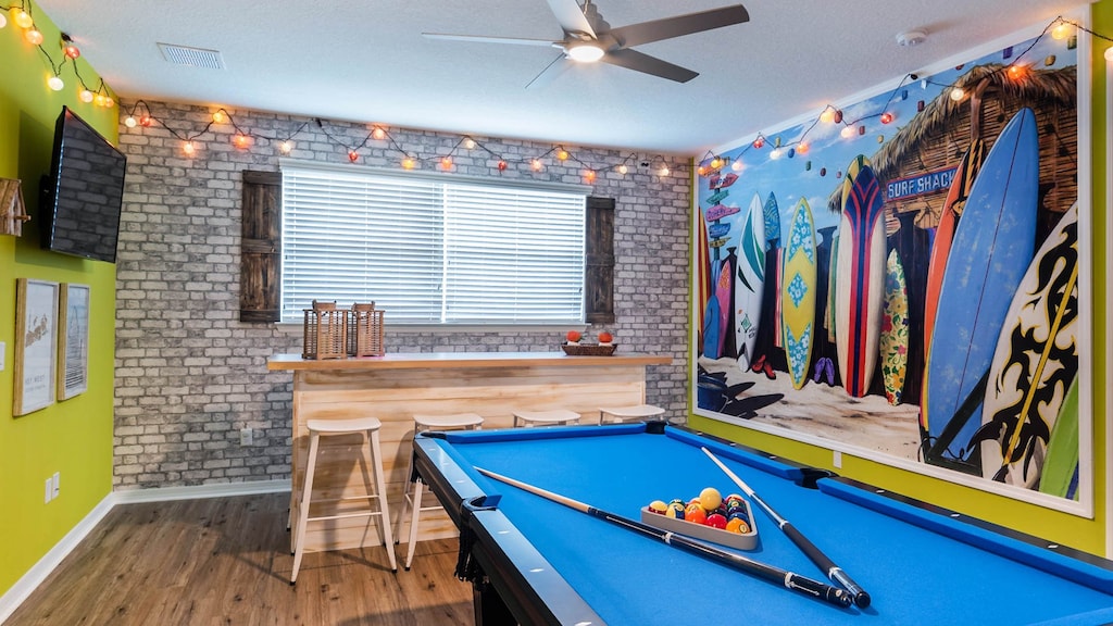 Billiards Room Upstairs
Pool Table
Has AC