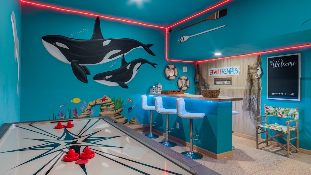 Game Room Downstairs
Air Hockey, Has AC