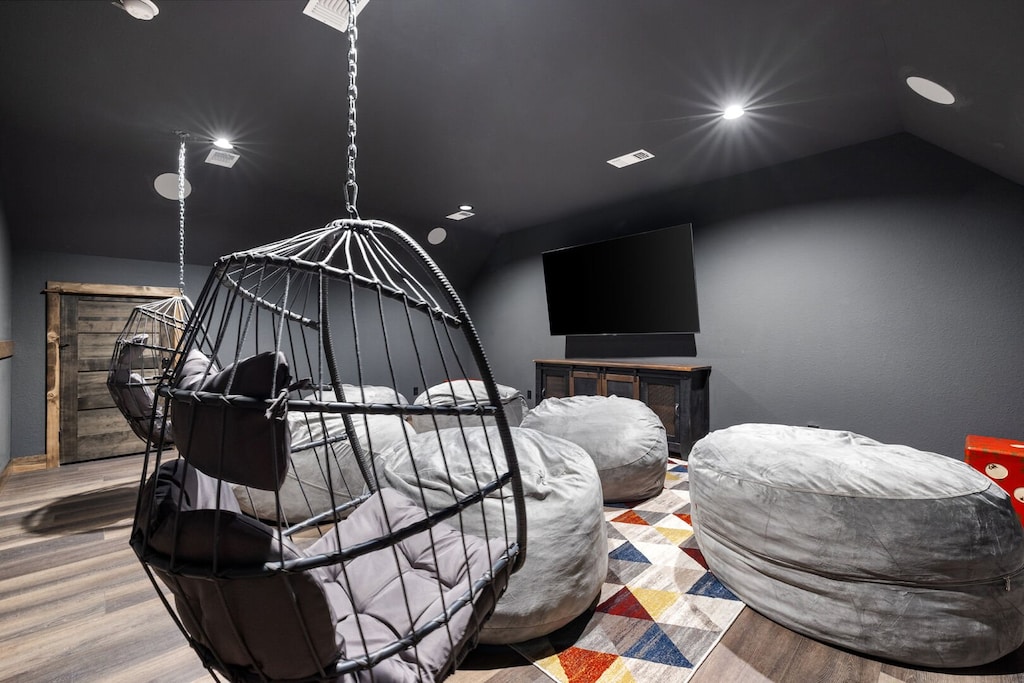 Movie theater room upstairs