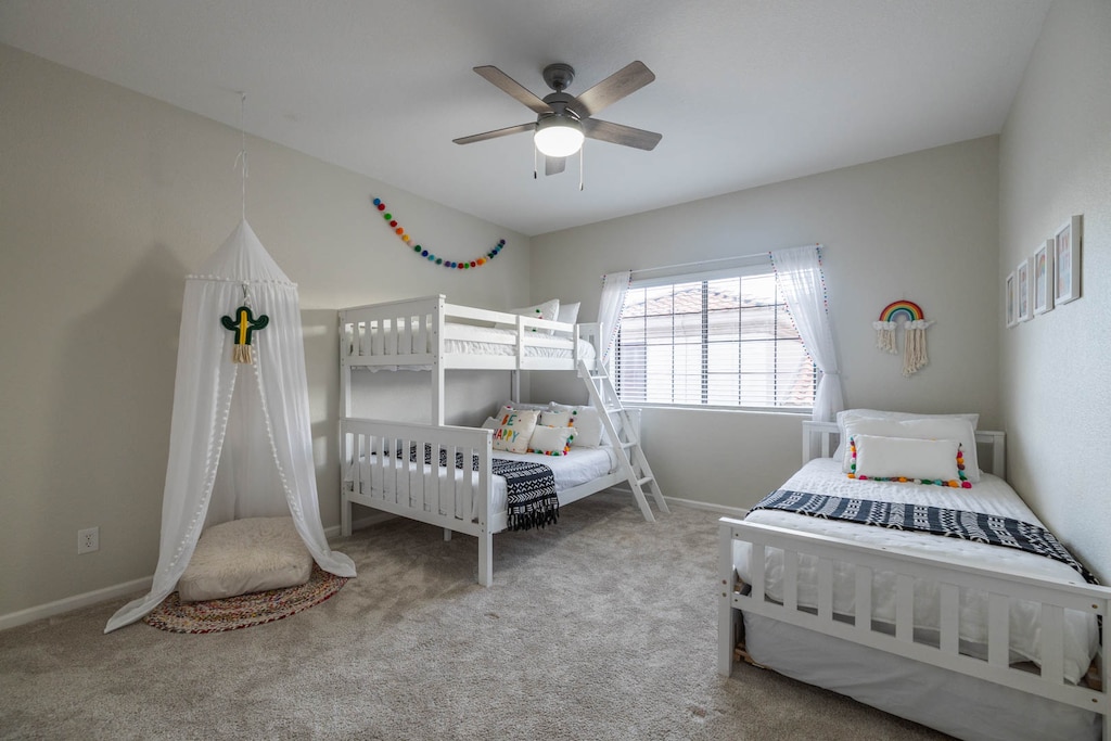 4th bedroom w/ twin over full bunk, plus another twin bed with pull out trundle. Sleeps 5 littles or 3 adults. Top bunk and trundle bed not recommended for adults