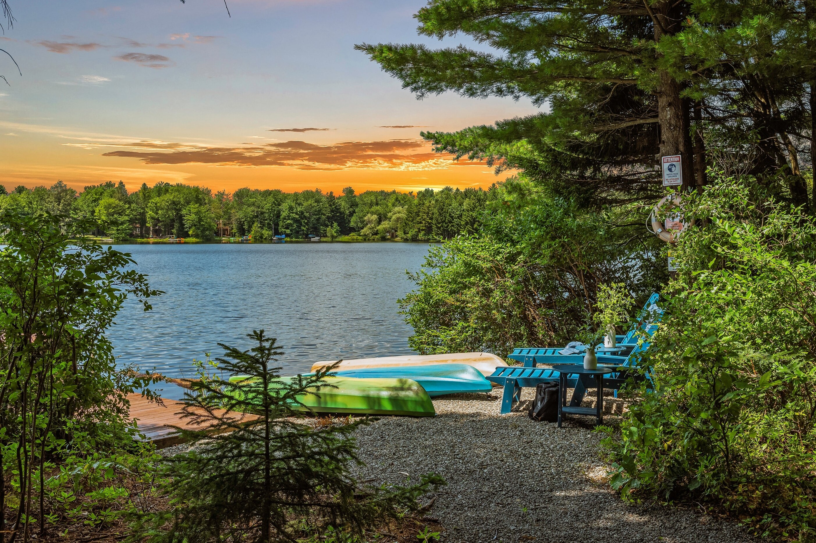 Lakefront property.