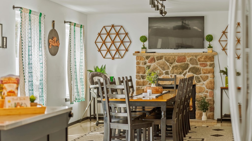 A+ interior design throughout the home.