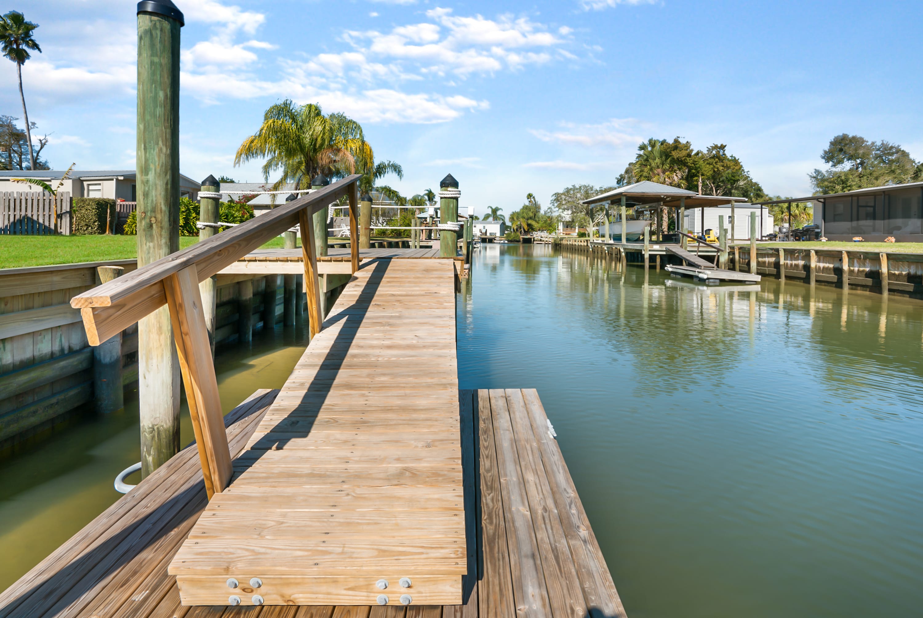 View from the dock