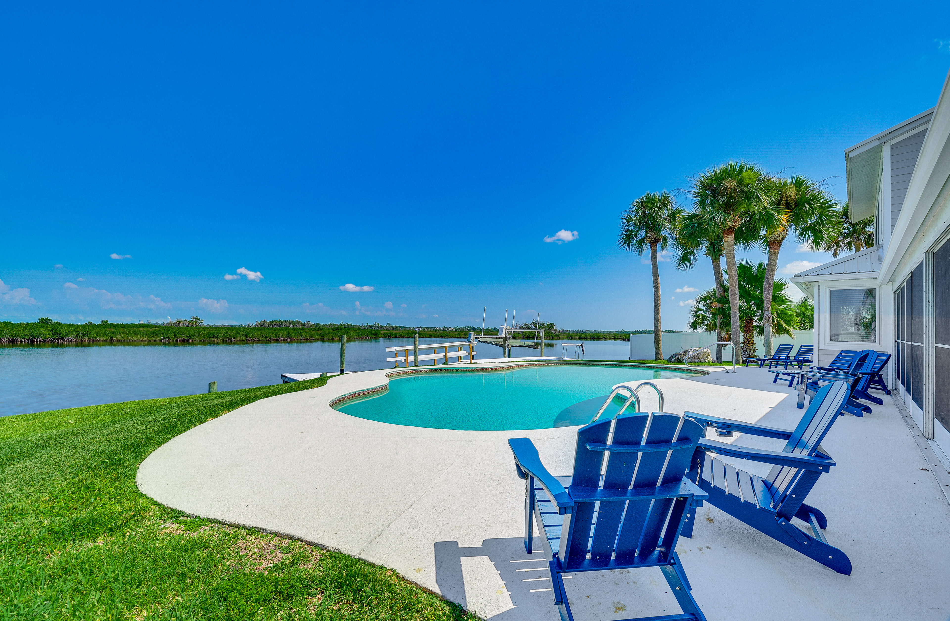 Property Image 1 - Boat Dock & Pool: Bayfront Crystal River Home