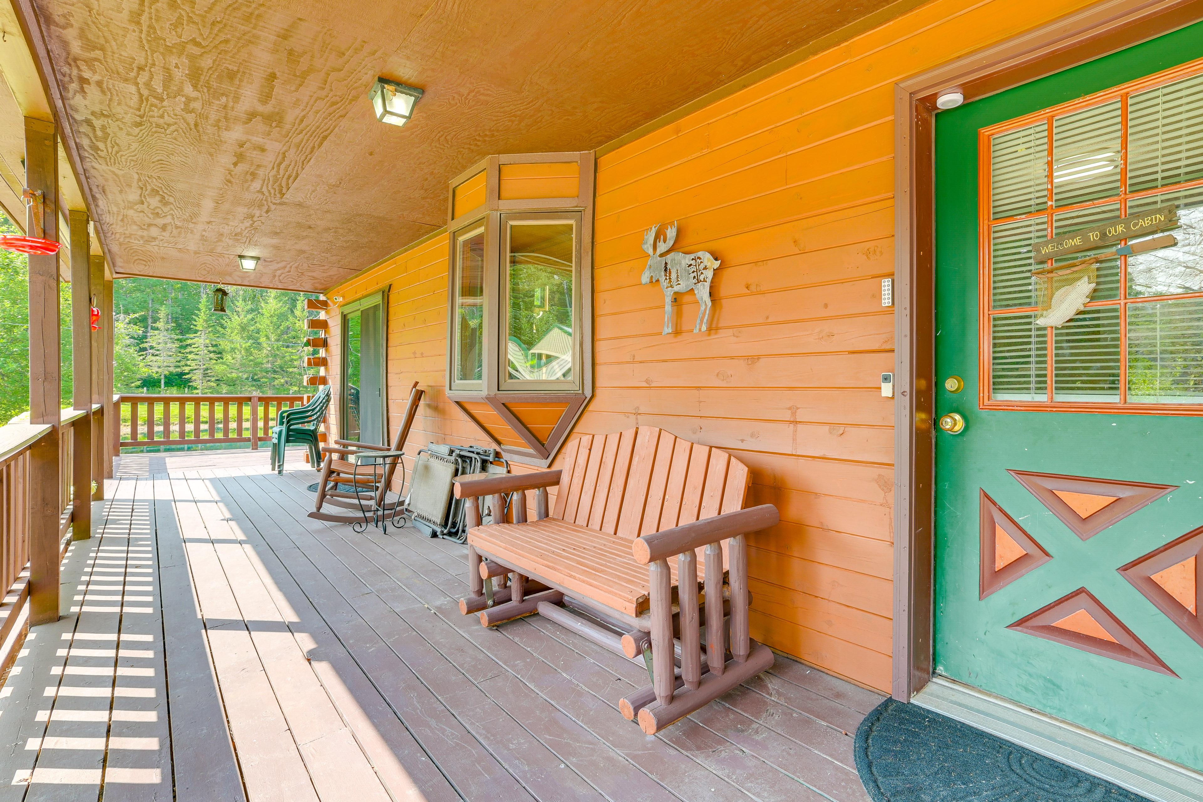 Michigan Cabin w/ On-Site Fishing Pond & Deck