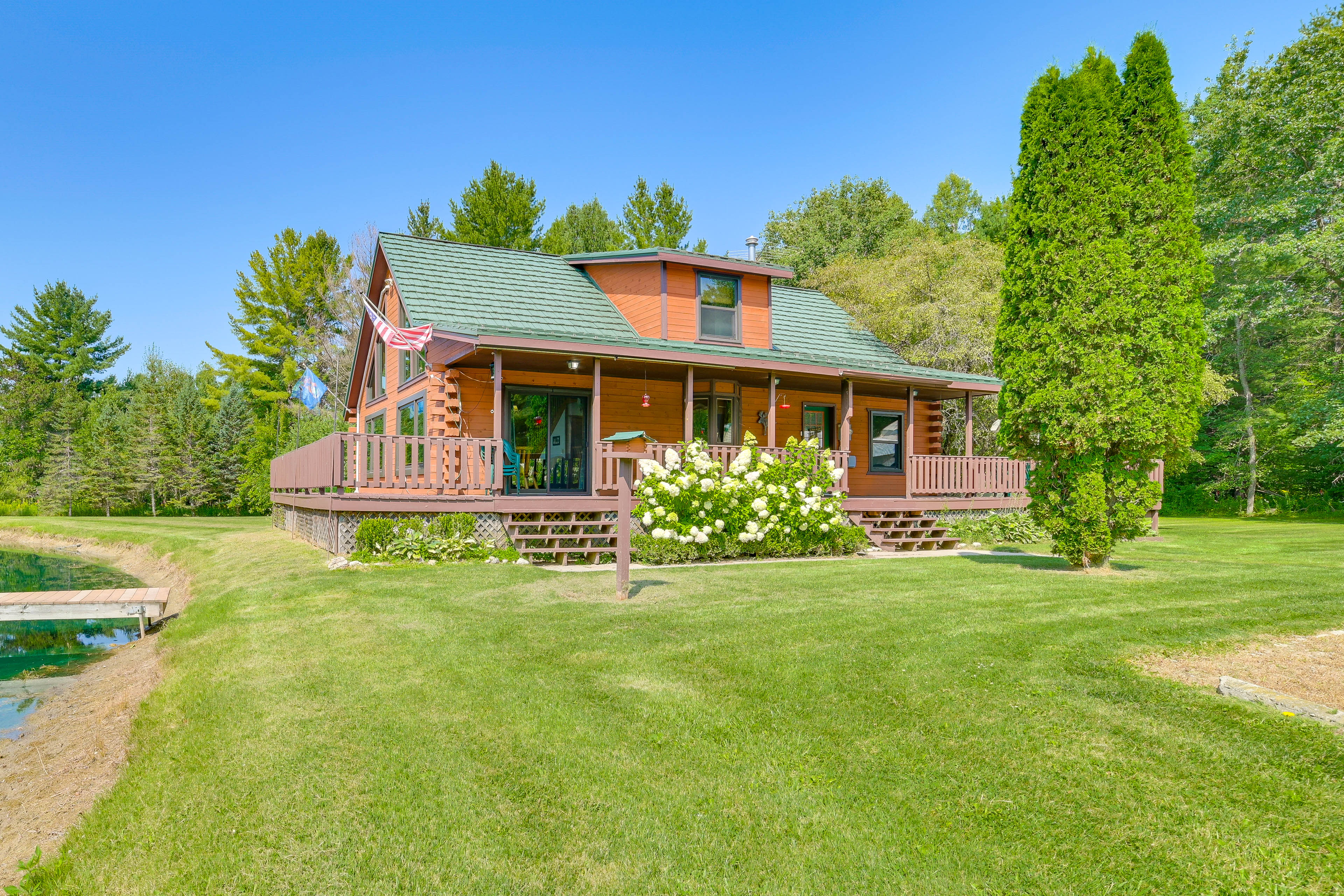 Property Image 1 - Michigan Cabin w/ On-Site Fishing Pond & Deck