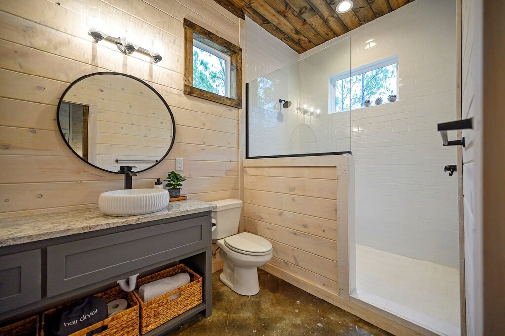 Downstairs master bathroom #1