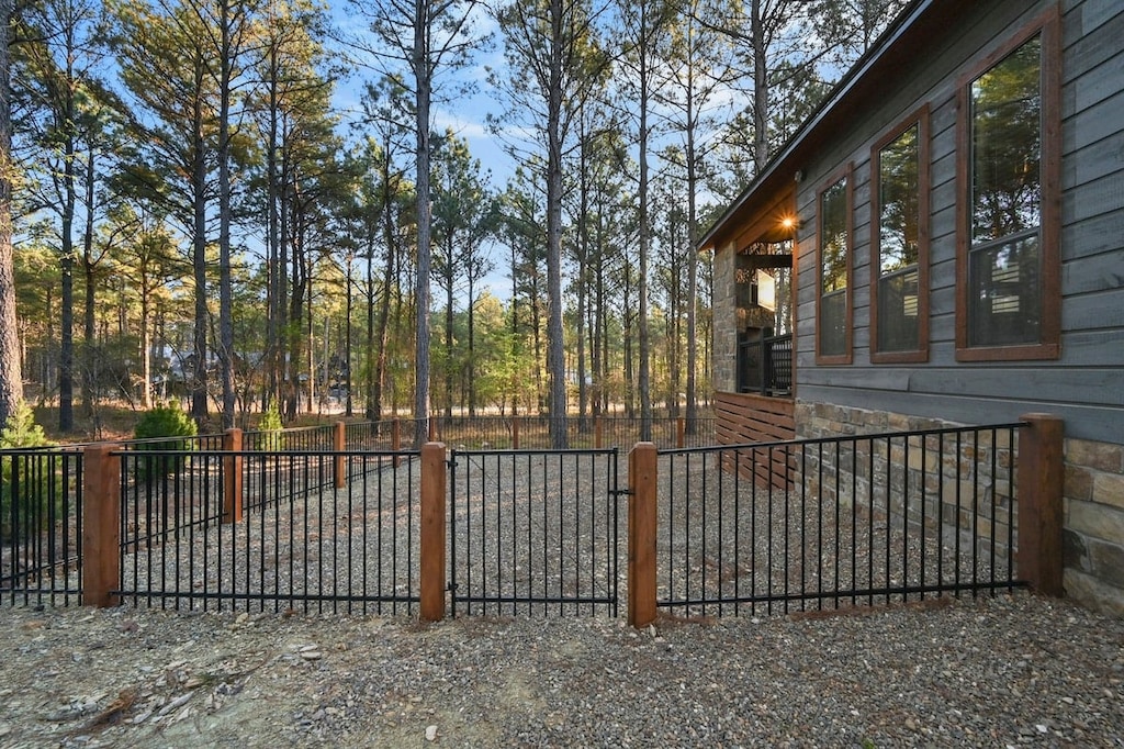 Fully fenced yard perfect for guests traveling with pups