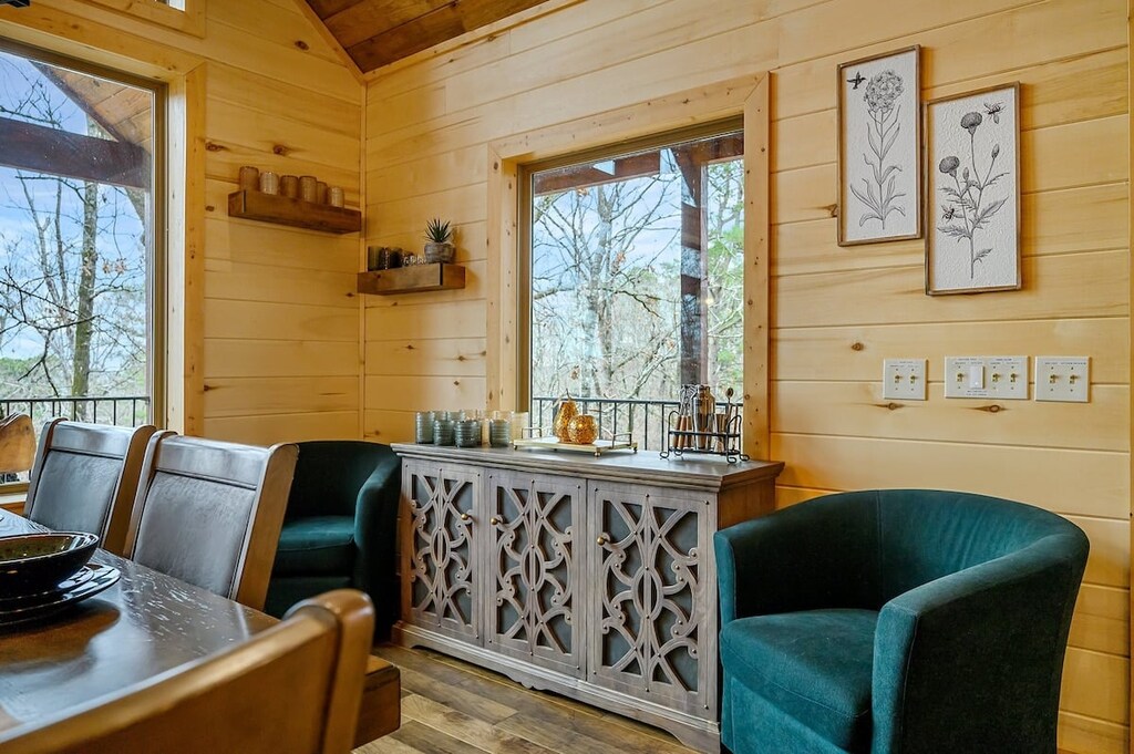 Buffet table for family meals