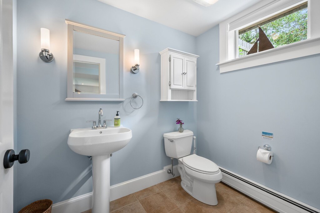 Half bath in lower level