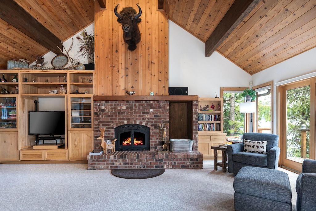 Warm up by the fire | Living Room