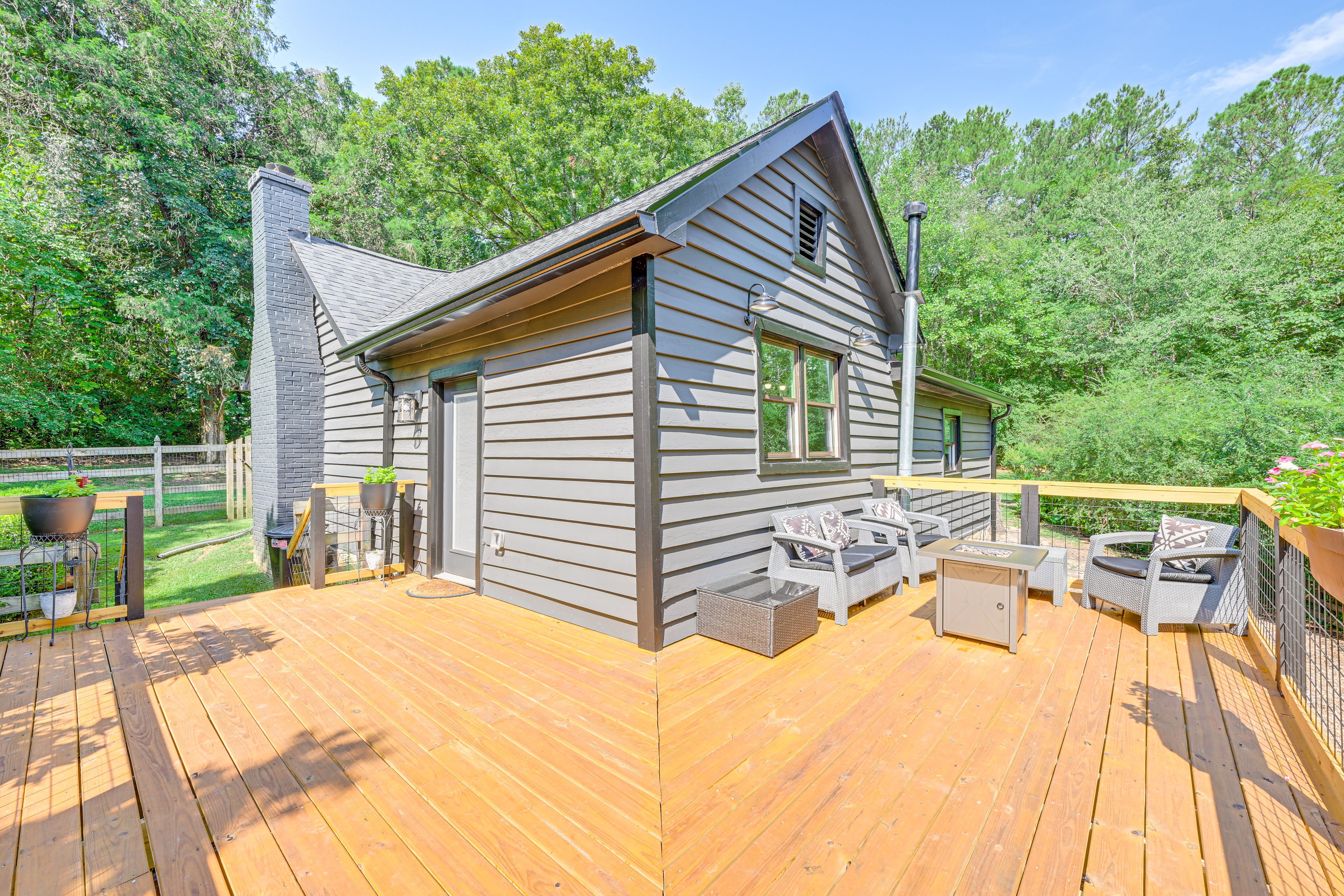 Property Image 2 - Cabin w/ Fire Pit - 7 Mi to Downtown Carrollton!