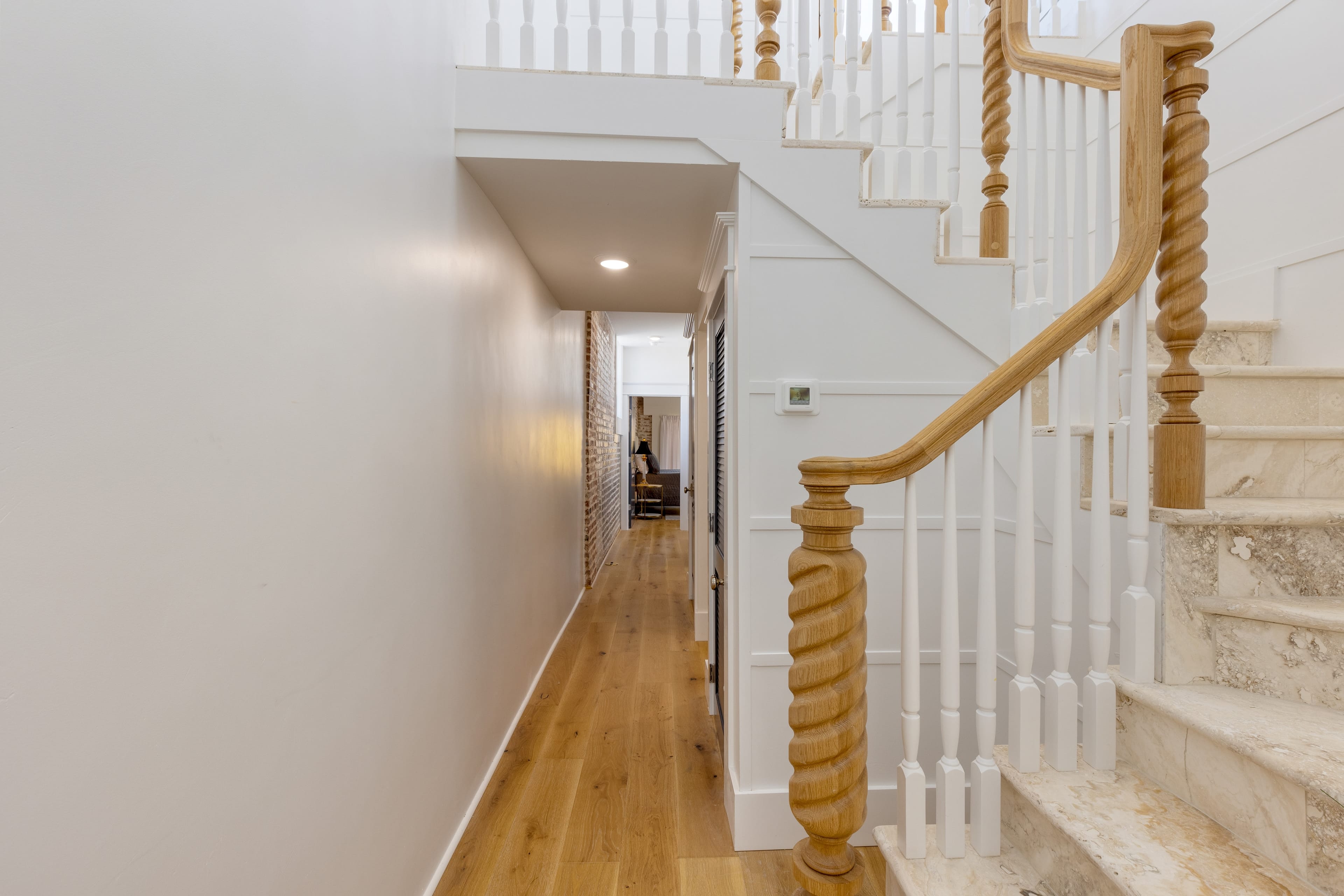 Stairway inside the home.