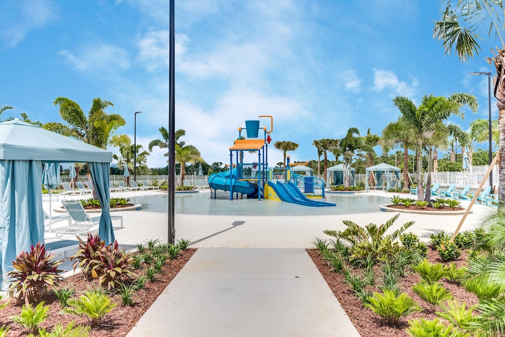 Resort kid water park