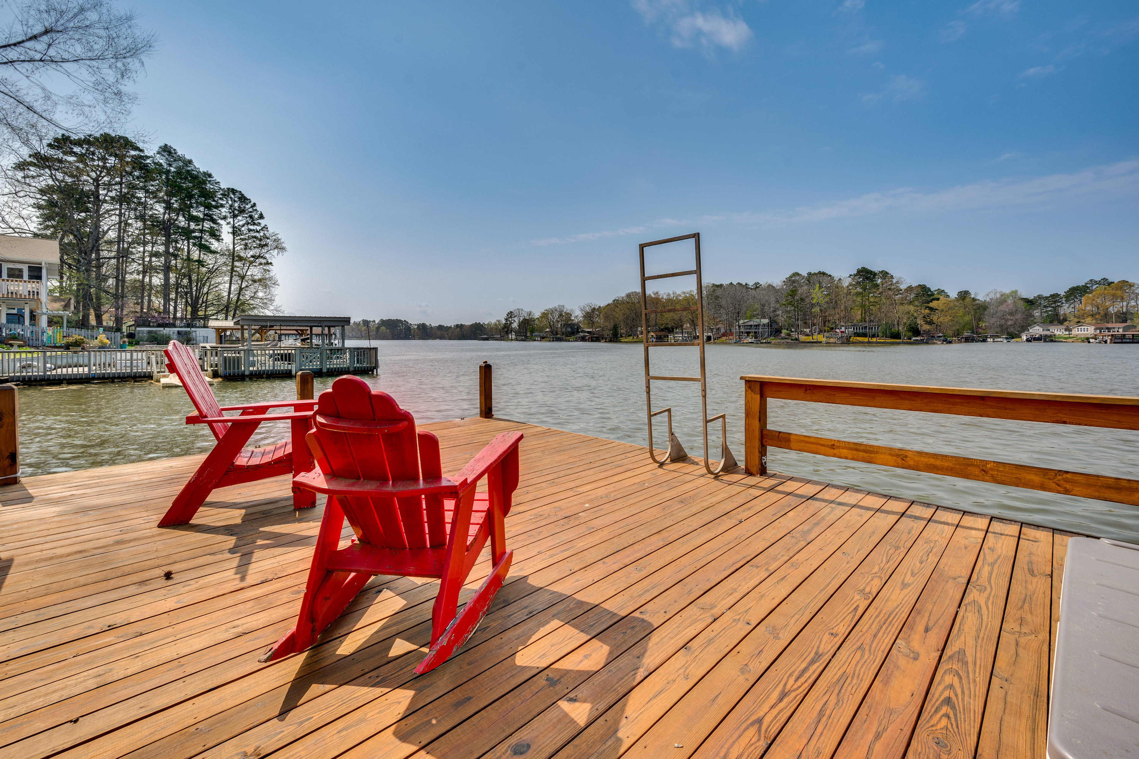 Property Image 1 - Lakefront New London Home: Dock, Fire Pit + Views!