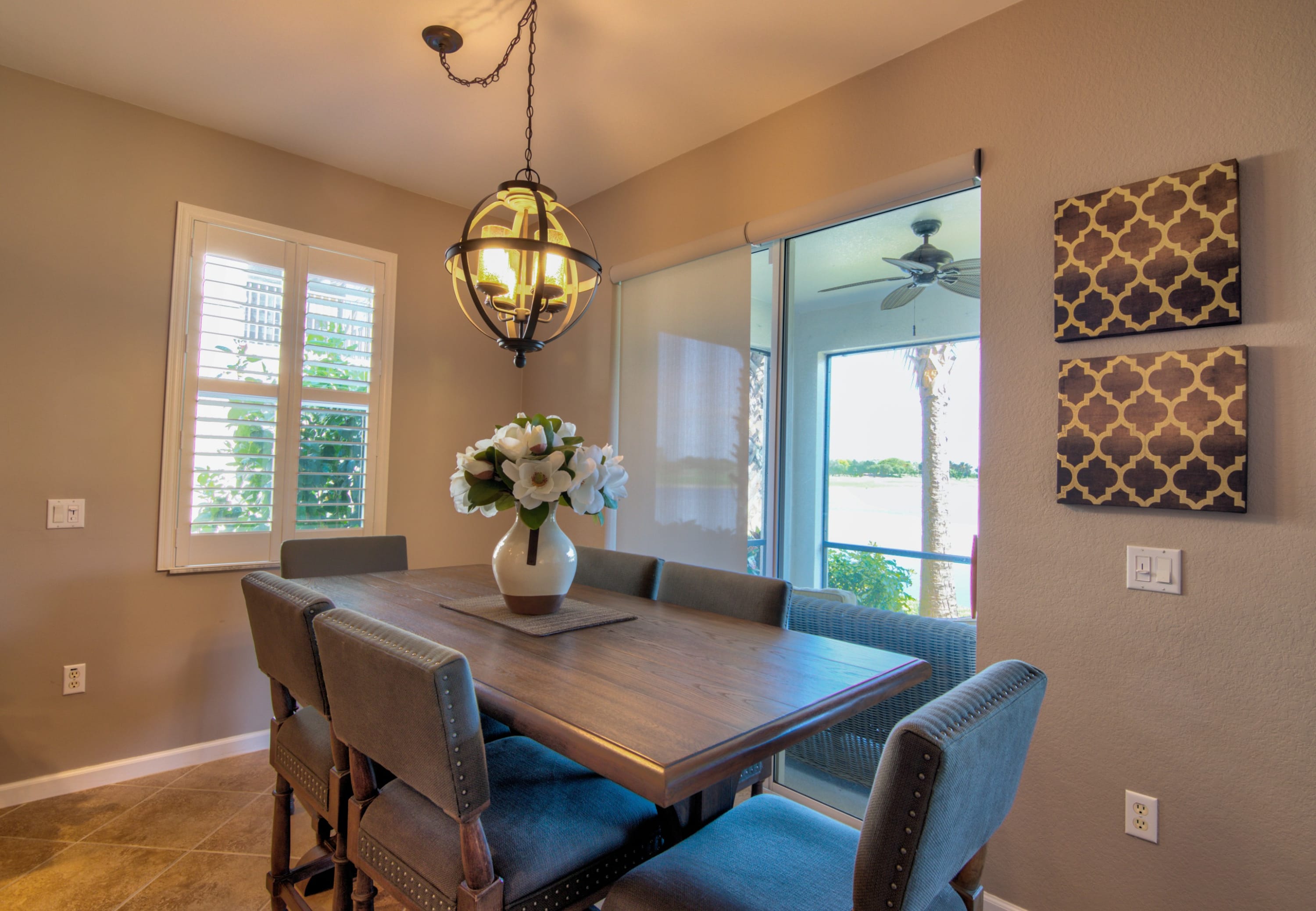 The Formal Dining Nook with a 6 Top Dining Set