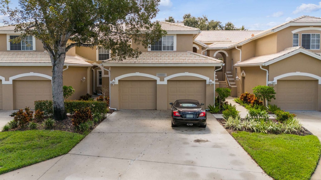 The front of our first floor coach home