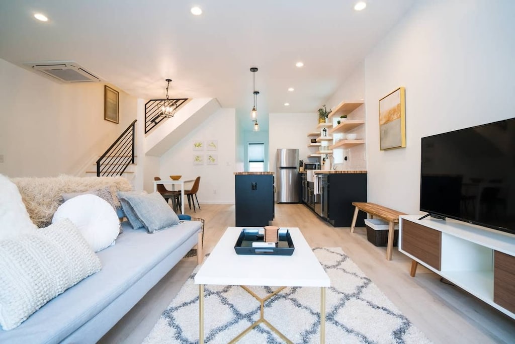 The home features an eye catching open floor plan.