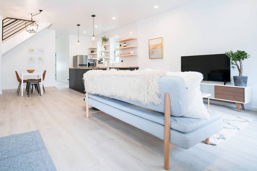 The home has been recently redesigned  by myself and my partner.