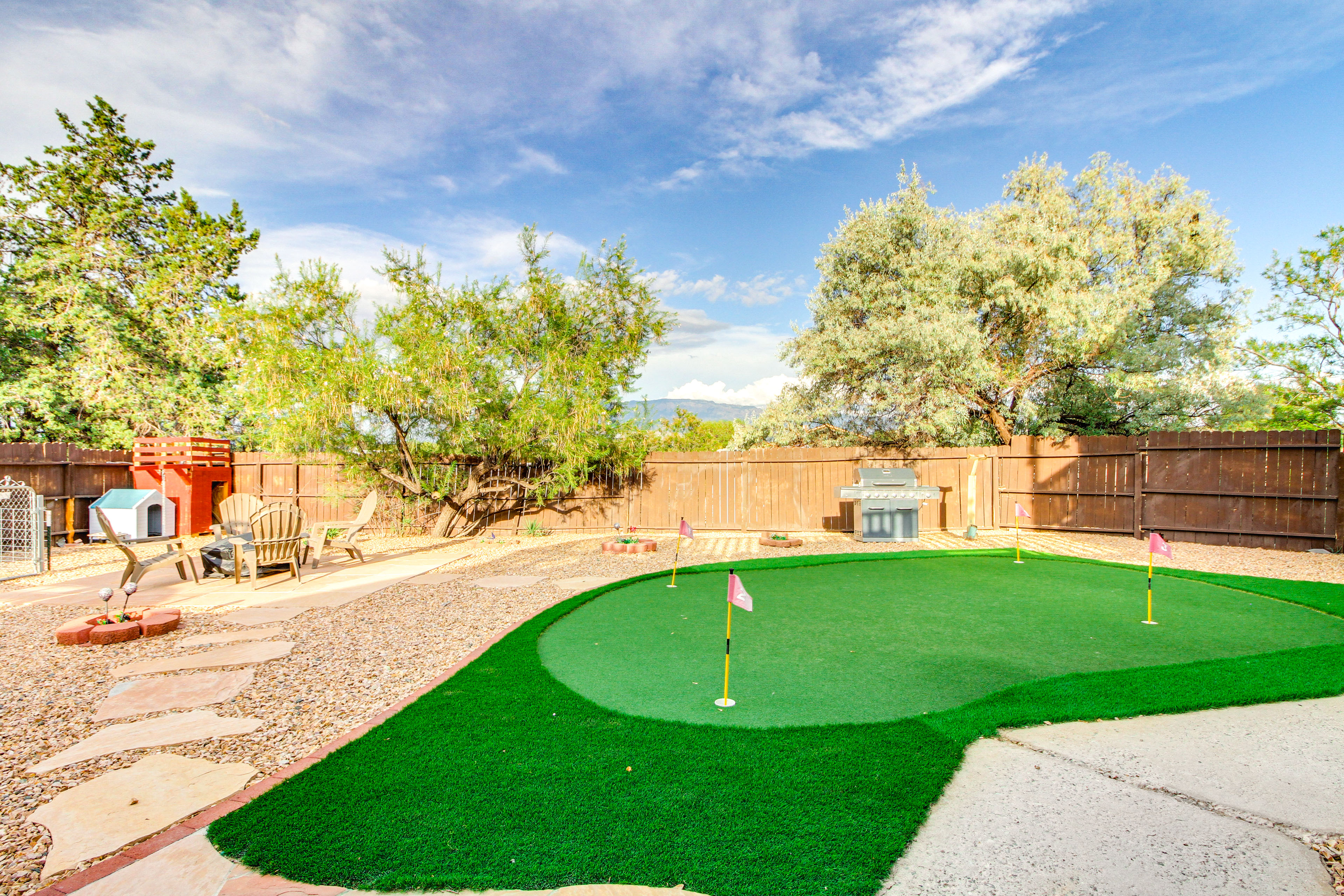 Property Image 2 - Deck, Putting Green & Views: Albuquerque Oasis