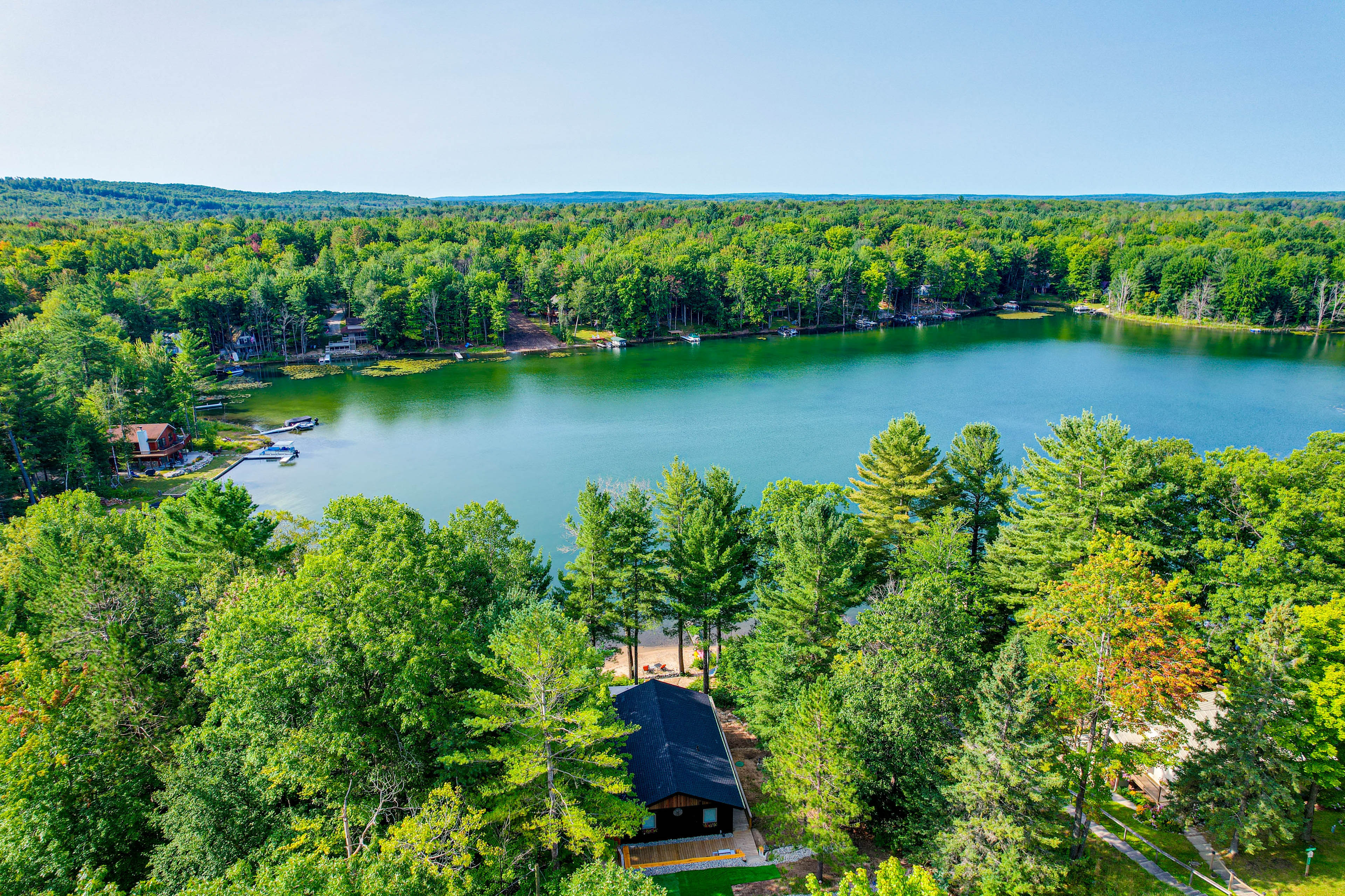 Property Image 2 - 4-Seasons Lakefront Michigan Home w/ Private Beach