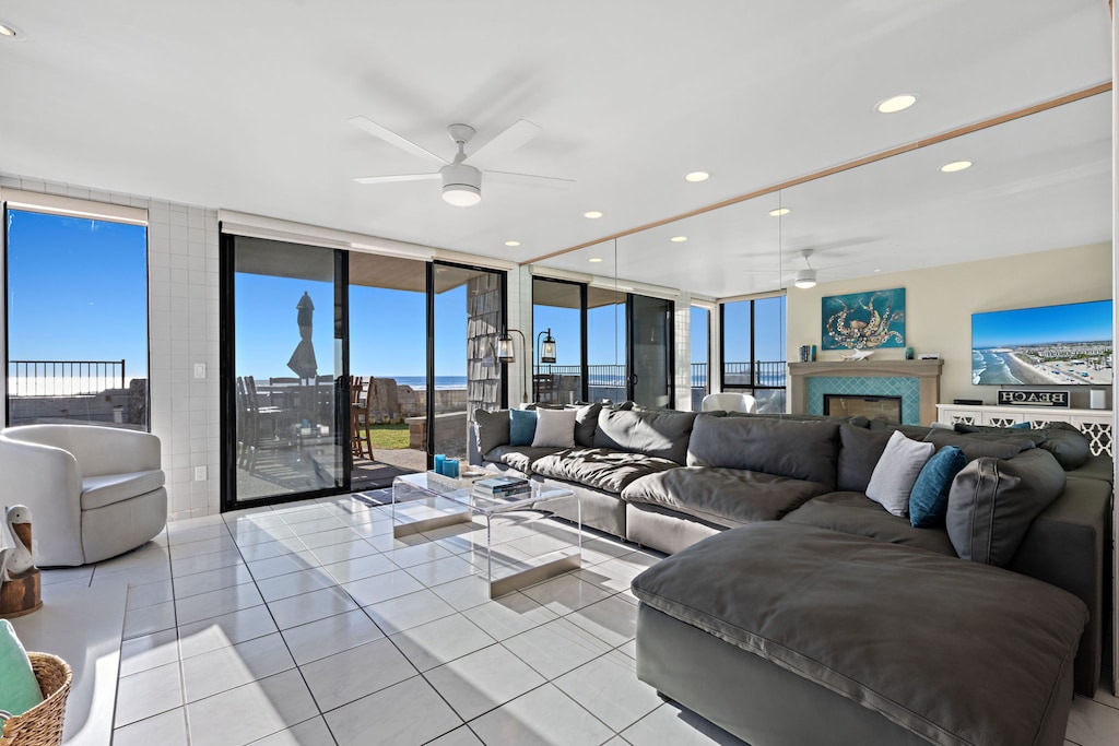 Lounge in style as the sea whispers just outside your door