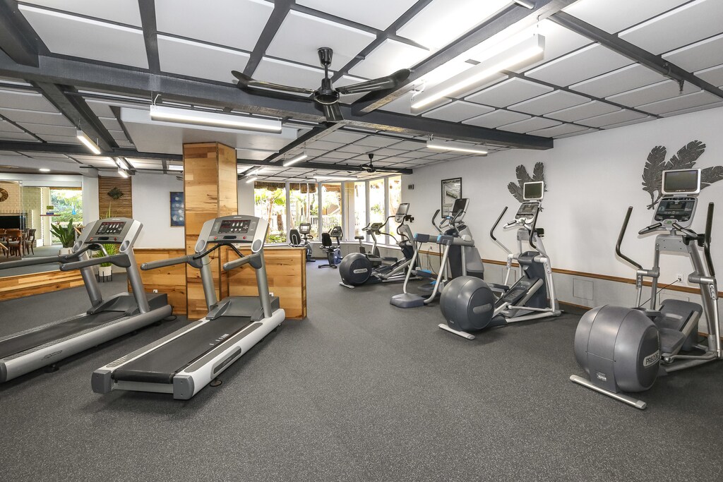The Fitness Center was fully remodeled Fall 2019