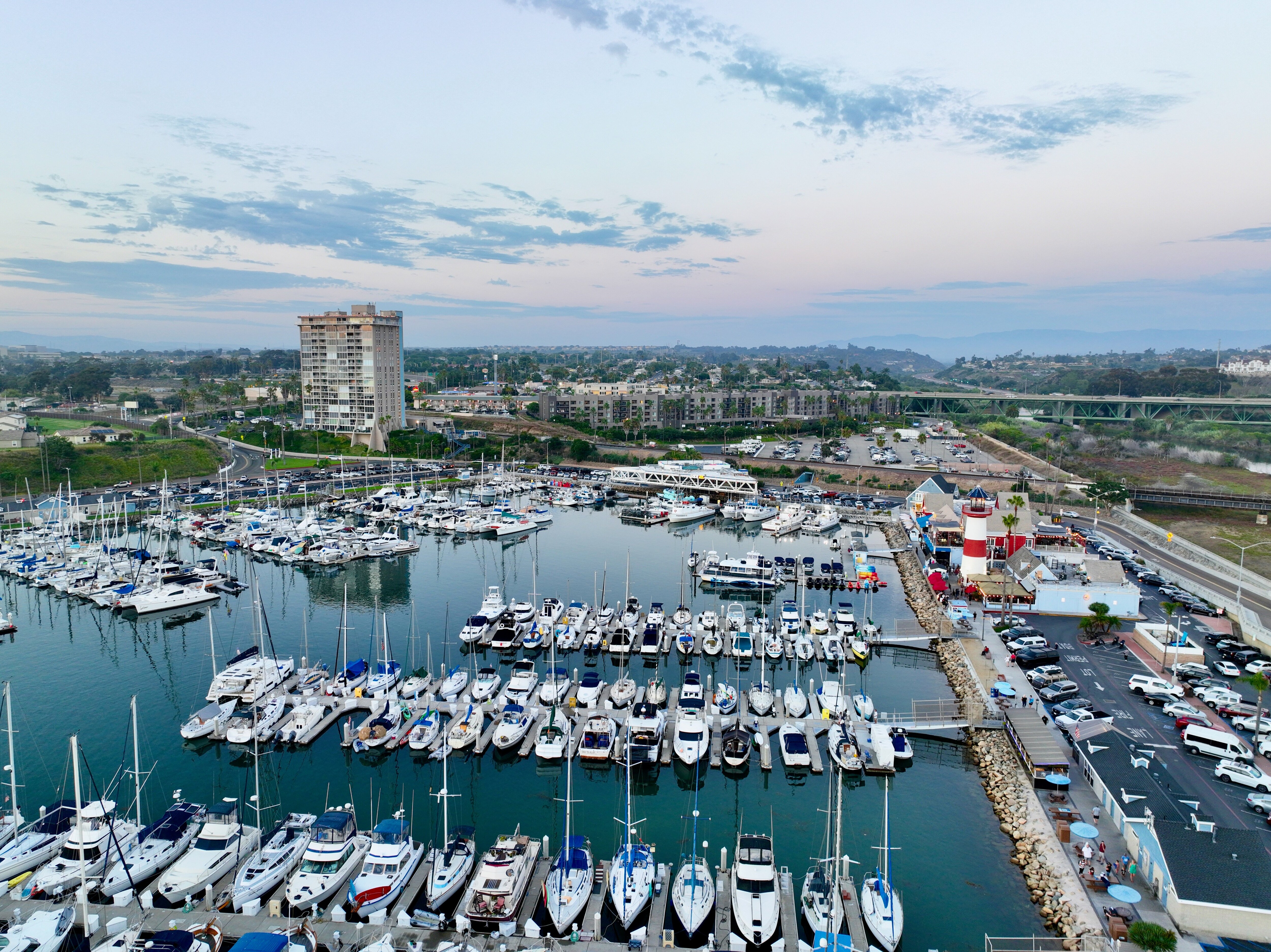 Oceanside Harbor with lots of shops, activities and restaurants