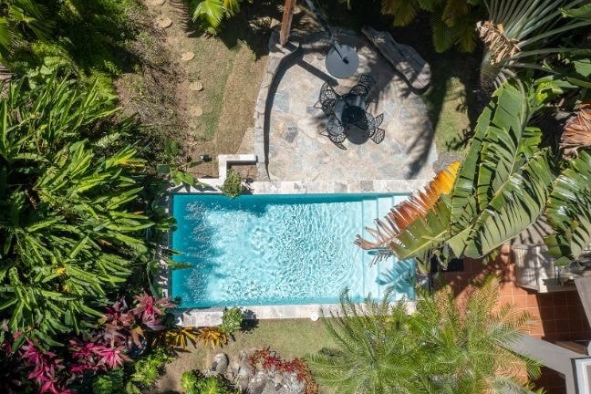 Newly-built sparkling pool!