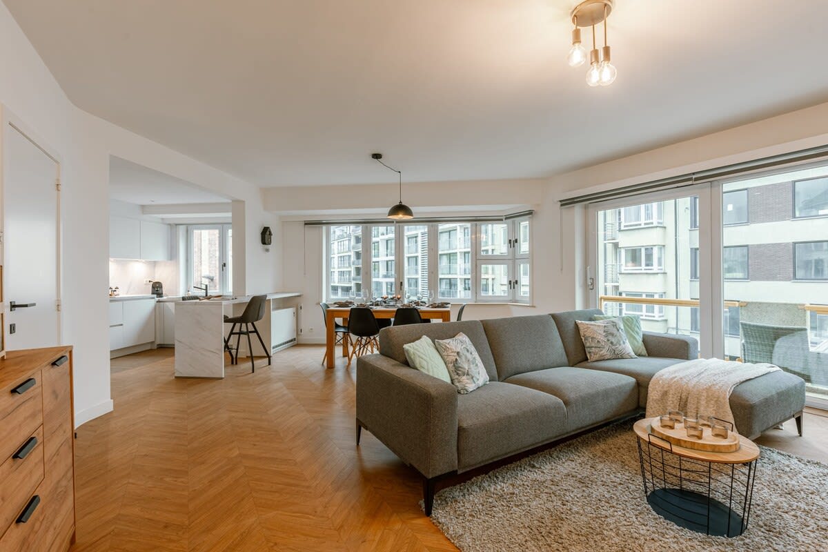 Spacious dining area