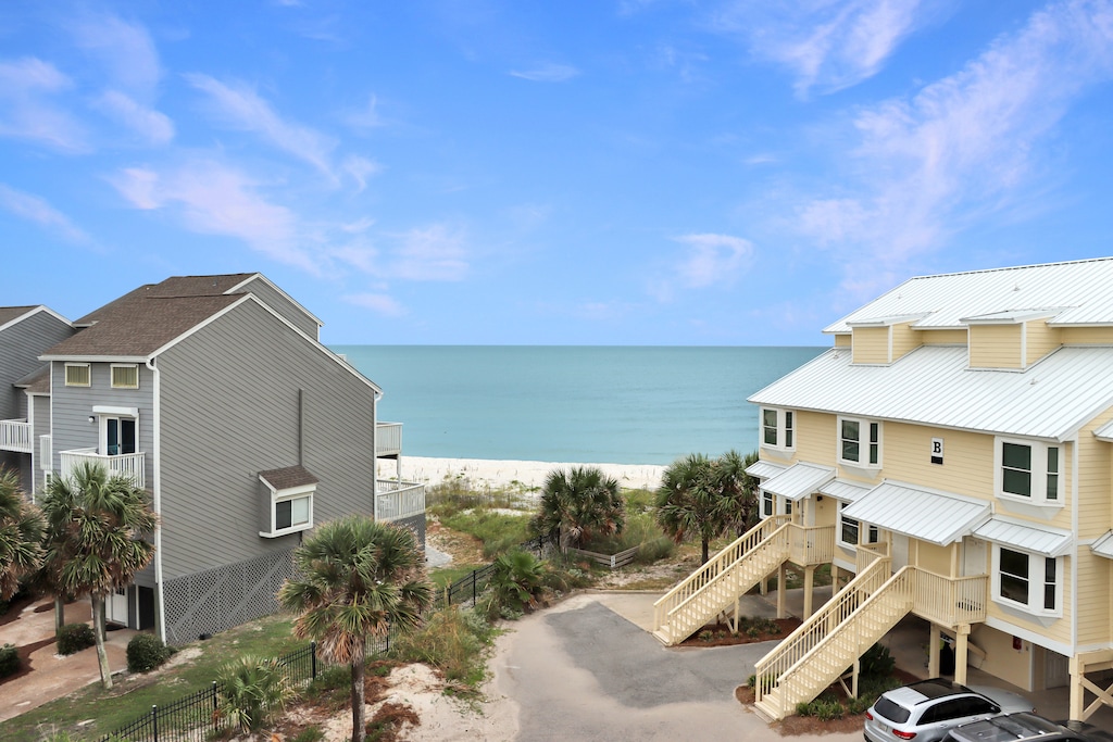 Beach View from Side Deck