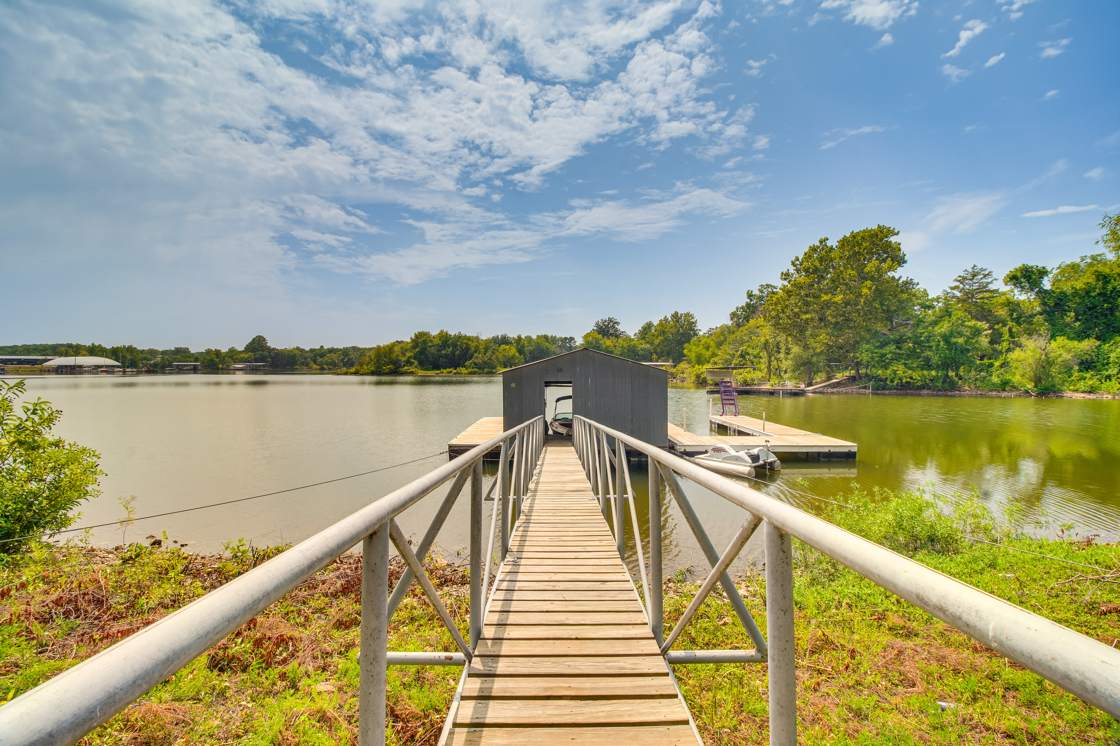 Property Image 1 - On-Site Lake Access: Pet-Friendly Vinita Home