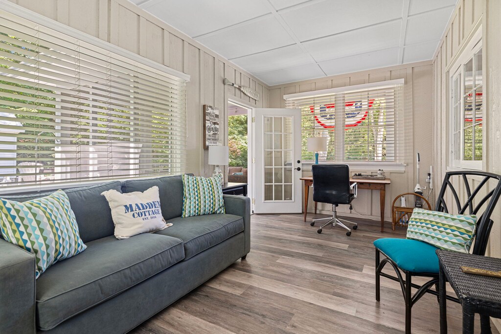 From home office to cozy lounge, this room adapts to your every need.