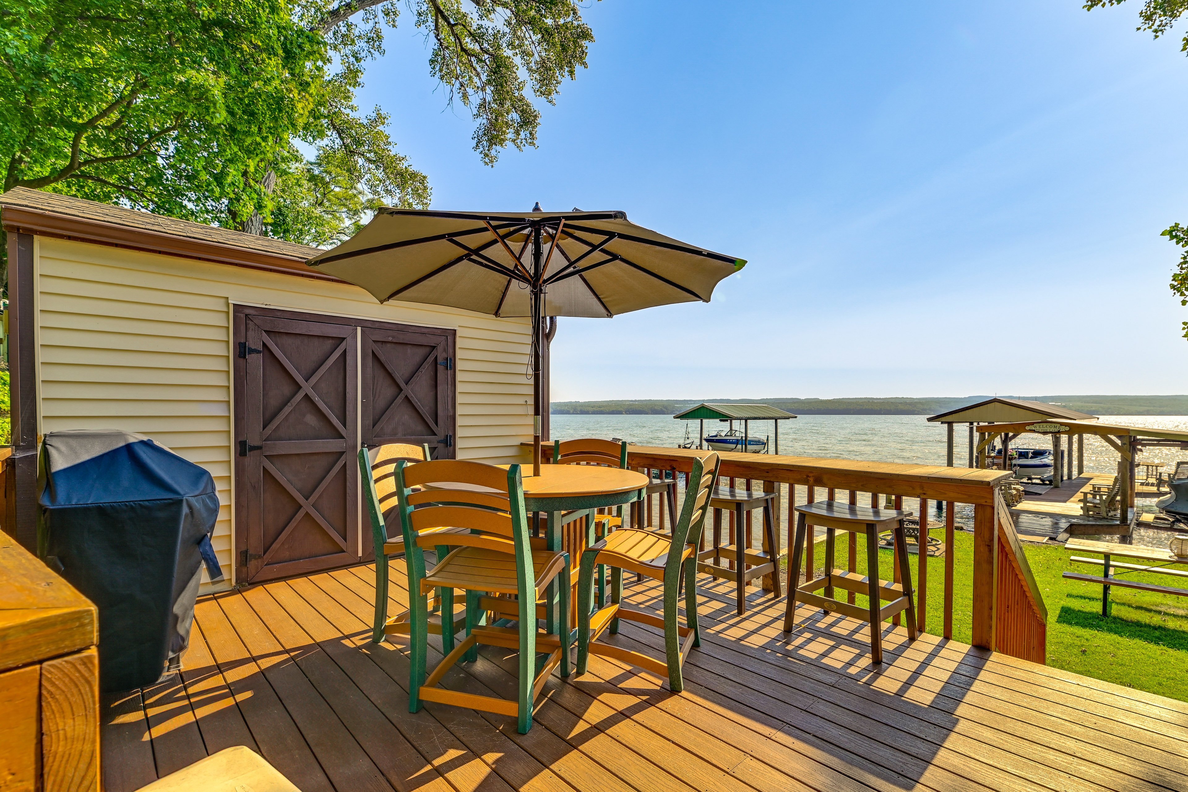 Property Image 1 - Seneca Lake House: Private Dock + Fire Pit!