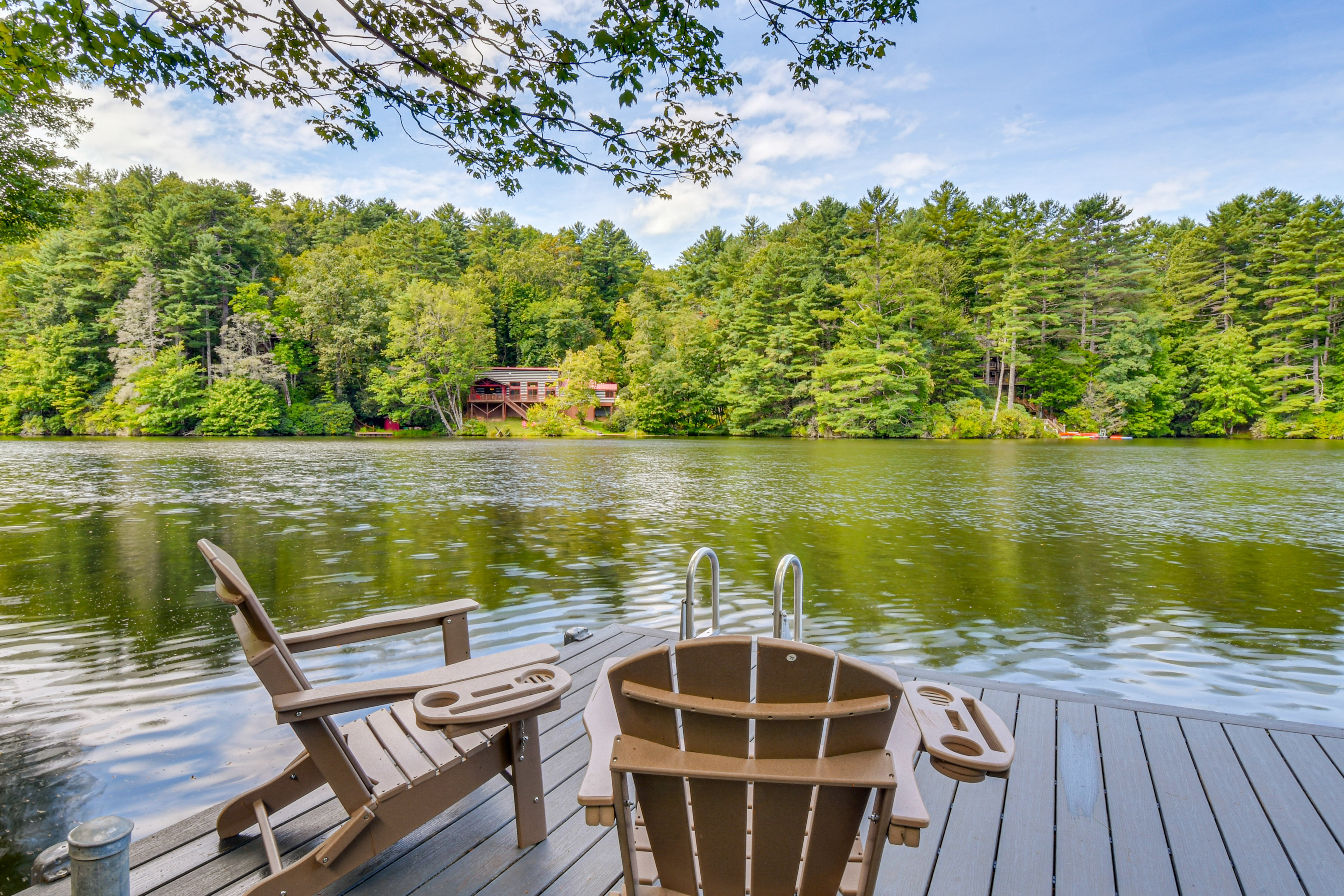 Property Image 2 - Sapphire Lakefront Cabin w/ Dock, Kayaks + Canoe!