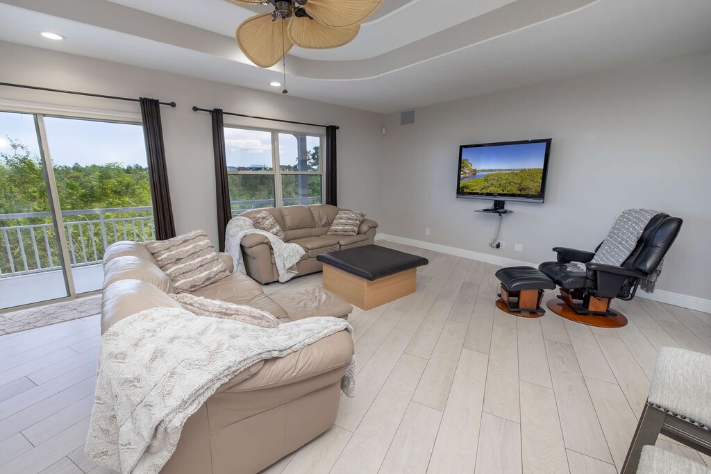 Feel right at home in our cozy living area, where comfort and style come together for a relaxing stay