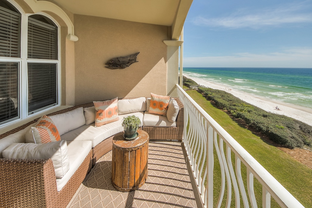 Gulf facing private balcony