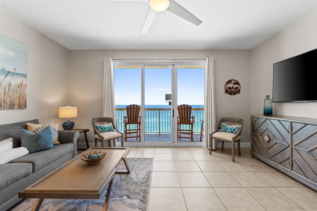 Living Area with Balcony